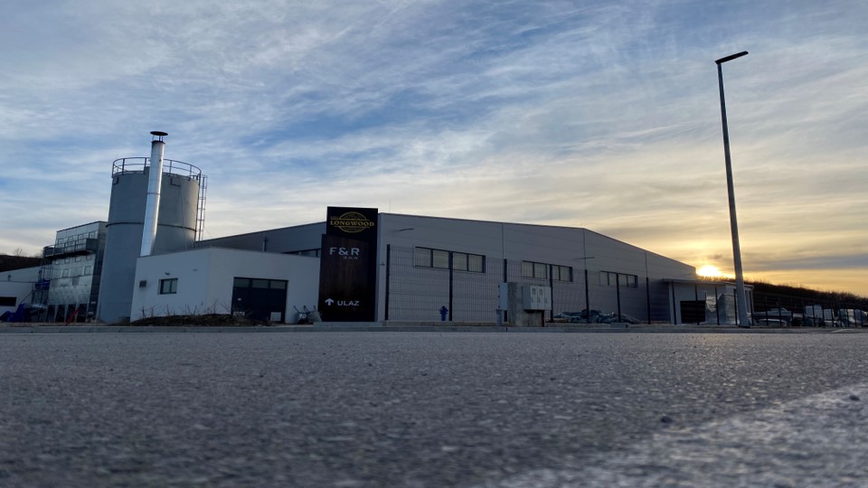Produktionshalle der Longwood d.o.o in Cazin