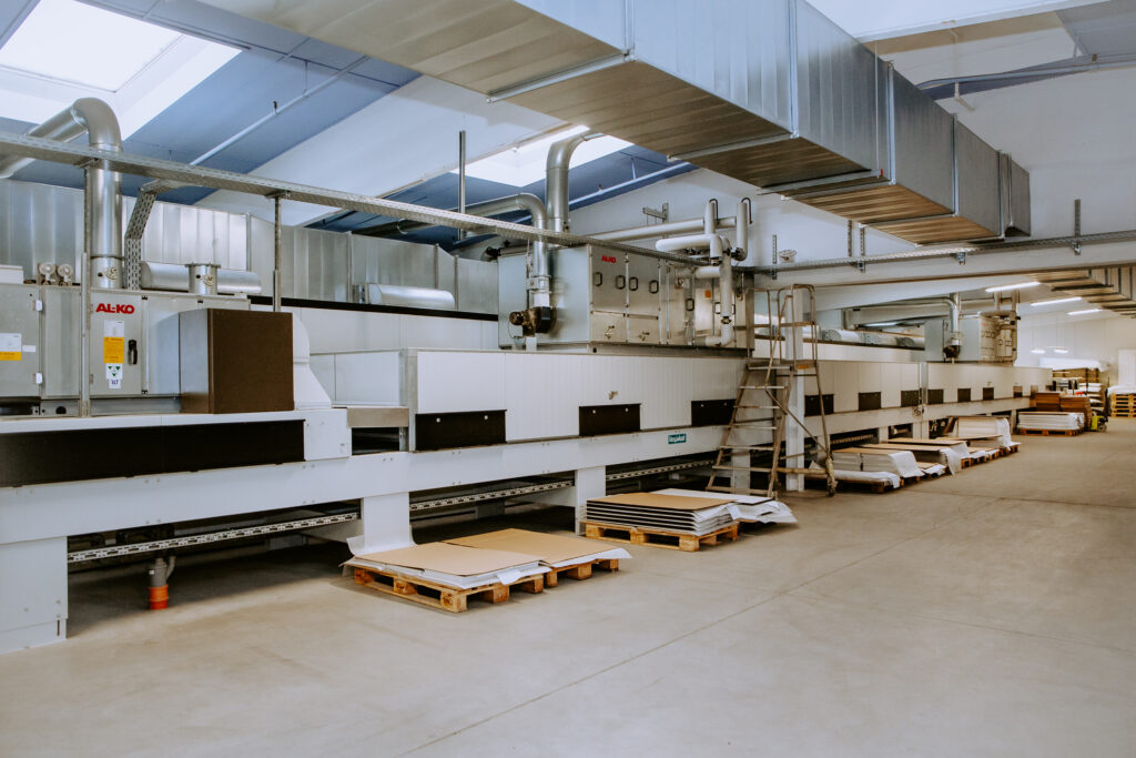 Blick in die Produktionshalle